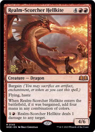 Realm-Scorcher Hellkite (145), Prerelease Cards — Magic card price