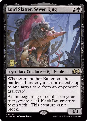 Lord Skitter, Sewer King (97), Prerelease Cards — Magic card price