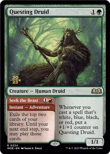 Questing Druid (234), Prerelease Cards — Magic card price