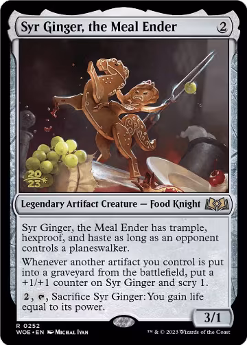 Syr Ginger, the Meal Ender (252), Prerelease Cards — Magic card price