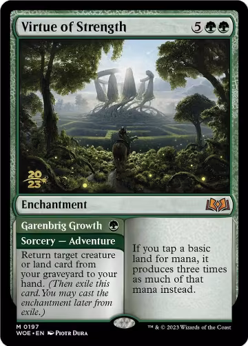 Virtue of Strength (197), Prerelease Cards — Magic card price