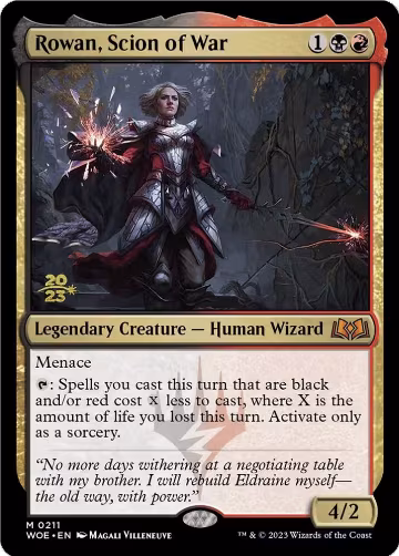 Rowan, Scion of War (211), Prerelease Cards — Magic card price