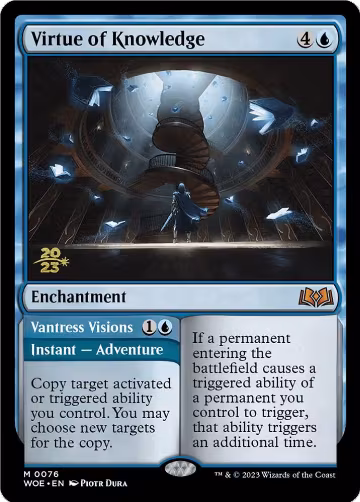 Virtue of Knowledge (76), Prerelease Cards — Magic card price