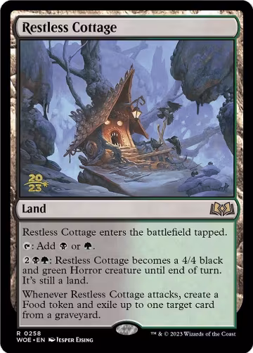 Restless Cottage (258), Prerelease Cards — Magic card price
