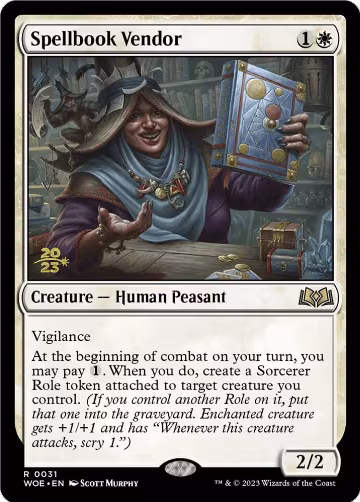 Spellbook Vendor (31), Prerelease Cards — Magic card price