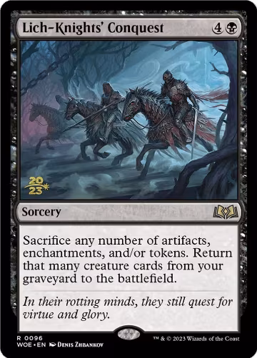 Lich-Knights' Conquest (96), Prerelease Cards — Magic card price