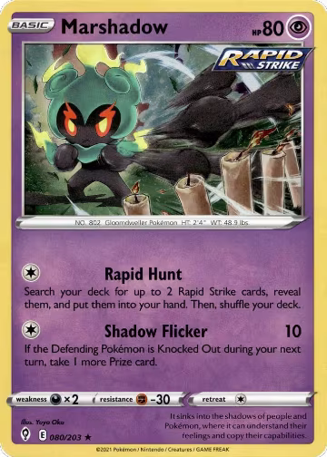 Marshadow - 080/203 (Cosmos Holo) (080/203), Miscellaneous Cards & Products — Pokémon card price