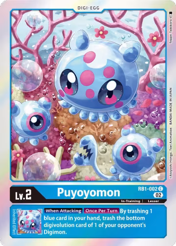 Puyoyomon (RB1-002 C), Resurgence Booster — Digimon card price