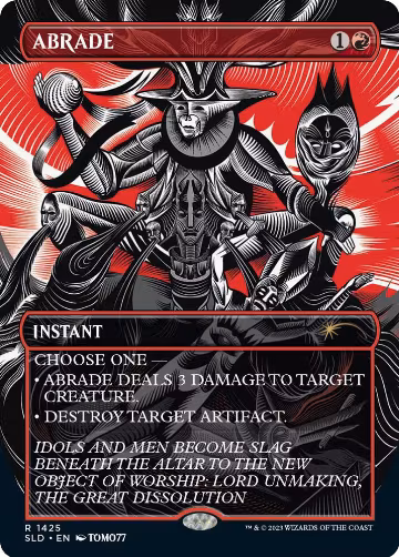 Abrade (1425) (1425), Secret Lair Drop Series — Magic card price
