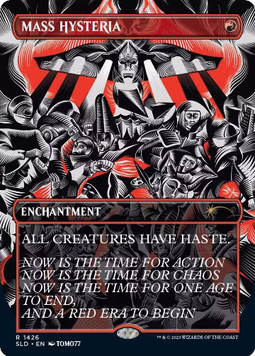Mass Hysteria (1426), Secret Lair Drop Series — Magic card price