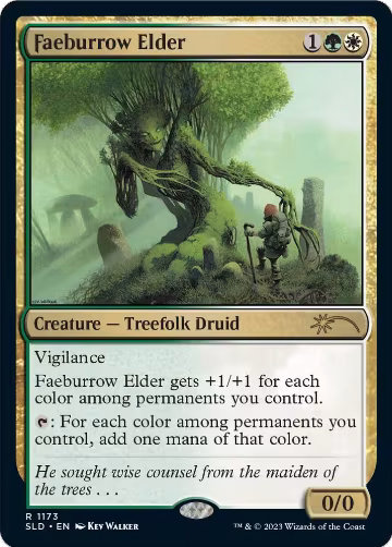 Faeburrow Elder (1173), Secret Lair Drop Series — Magic card price