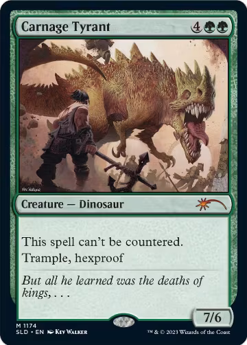 Carnage Tyrant (1174), Secret Lair Drop Series — Magic card price