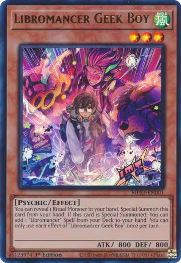 Libromancer Geek Boy (MP23-EN001), 25th Anniversary Tin: Dueling Heroes Mega Pack — Yu-Gi-Oh! card price