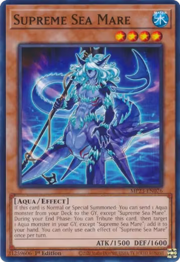 Supreme Sea Mare (MP23-EN076), 25th Anniversary Tin: Dueling Heroes Mega Pack — Yu-Gi-Oh! card price