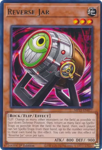 Reverse Jar (MP23-EN077), 25th Anniversary Tin: Dueling Heroes Mega Pack — Yu-Gi-Oh! card price