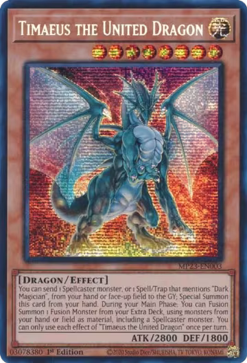 Timaeus the United Dragon (MP23-EN003) — card price