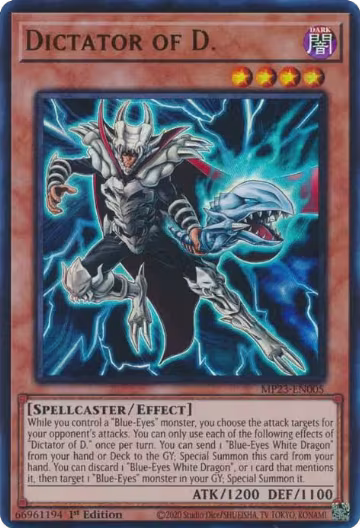 Dictator of D. (MP23-EN005), 25th Anniversary Tin: Dueling Heroes Mega Pack — Yu-Gi-Oh! card price