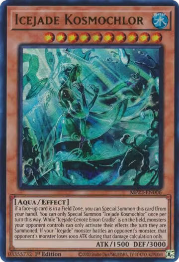 Icejade Kosmochlor (MP23-EN006), 25th Anniversary Tin: Dueling Heroes Mega Pack — Yu-Gi-Oh! card price