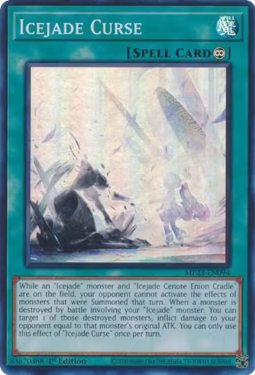 Icejade Curse (MP23-EN094), 25th Anniversary Tin: Dueling Heroes Mega Pack — Yu-Gi-Oh! card price