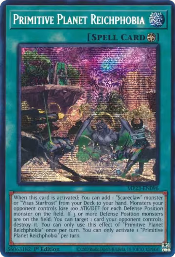 Primitive Planet Reichphobia (MP23-EN096), 25th Anniversary Tin: Dueling Heroes Mega Pack — Yu-Gi-Oh! card price