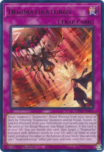 Dogmatikaturgy (MP23-EN103), 25th Anniversary Tin: Dueling Heroes Mega Pack — Yu-Gi-Oh! card price