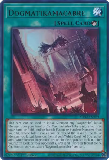 Dogmatikamacabre (MP23-EN029), 25th Anniversary Tin: Dueling Heroes Mega Pack — Yu-Gi-Oh! card price