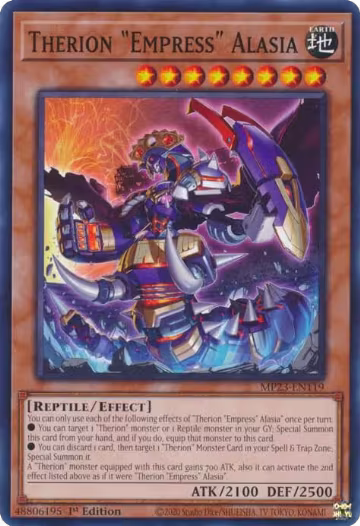 Therion "Empress" Alasia (MP23-EN119), 25th Anniversary Tin: Dueling Heroes Mega Pack — Yu-Gi-Oh! card price