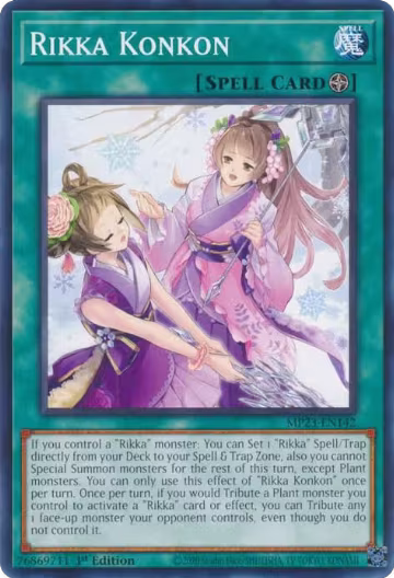 Rikka Konkon (MP23-EN142), 25th Anniversary Tin: Dueling Heroes Mega Pack — Yu-Gi-Oh! card price