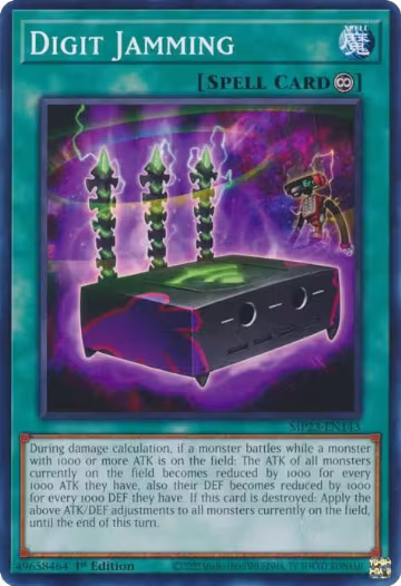 Digit Jamming (MP23-EN143), 25th Anniversary Tin: Dueling Heroes Mega Pack — Yu-Gi-Oh! card price