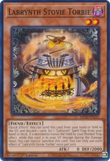Labrynth Stovie Torbie (MP23-EN231), 25th Anniversary Tin: Dueling Heroes Mega Pack — Yu-Gi-Oh! card price