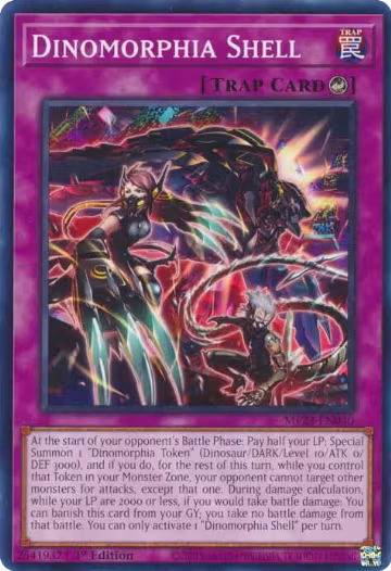 Dinomorphia Shell (MP23-EN040), 25th Anniversary Tin: Dueling Heroes Mega Pack — Yu-Gi-Oh! card price