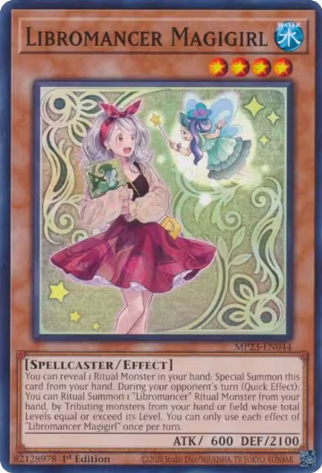 Libromancer Magigirl (MP23-EN044), 25th Anniversary Tin: Dueling Heroes Mega Pack — Yu-Gi-Oh! card price