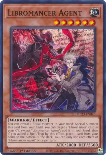 Libromancer Agent (MP23-EN045), 25th Anniversary Tin: Dueling Heroes Mega Pack — Yu-Gi-Oh! card price