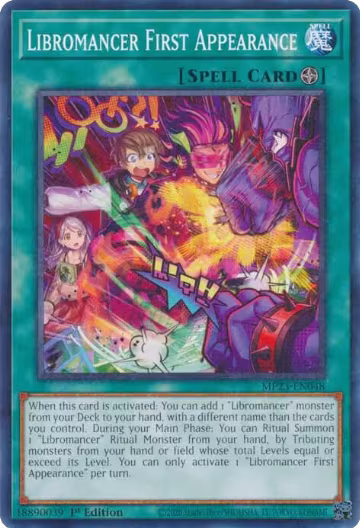 Libromancer First Appearance (MP23-EN048), 25th Anniversary Tin: Dueling Heroes Mega Pack — Yu-Gi-Oh! card price