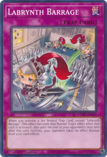 Labrynth Barrage (MP23-EN237), 25th Anniversary Tin: Dueling Heroes Mega Pack — Yu-Gi-Oh! card price