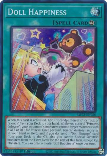 Doll Happiness (MP23-EN056), 25th Anniversary Tin: Dueling Heroes Mega Pack — Yu-Gi-Oh! card price
