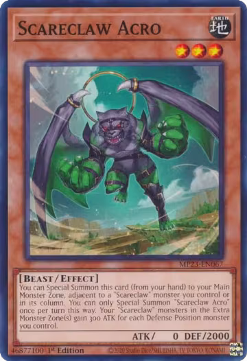 Scareclaw Acro (MP23-EN067), 25th Anniversary Tin: Dueling Heroes Mega Pack — Yu-Gi-Oh! card price