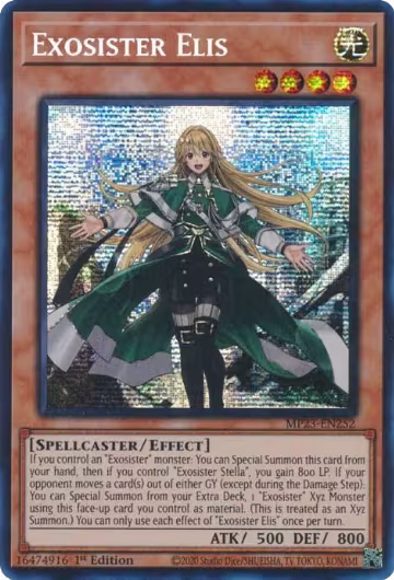 Exosister Elis (MP23-EN252), 25th Anniversary Tin: Dueling Heroes Mega Pack — Yu-Gi-Oh! card price