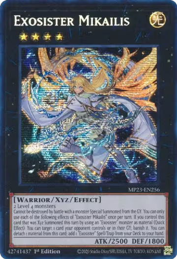 Exosister Mikailis (MP23-EN256), 25th Anniversary Tin: Dueling Heroes Mega Pack — Yu-Gi-Oh! card price