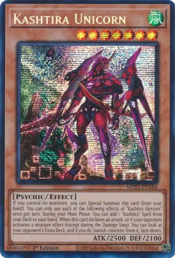 Kashtira Unicorn (MP23-EN164), 25th Anniversary Tin: Dueling Heroes Mega Pack — Yu-Gi-Oh! card price