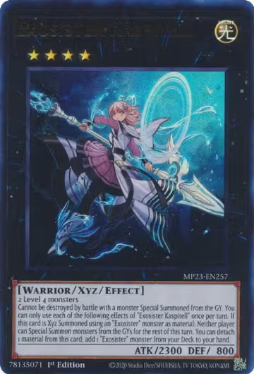 Exosister Kaspitell (MP23-EN257), 25th Anniversary Tin: Dueling Heroes Mega Pack — Yu-Gi-Oh! card price