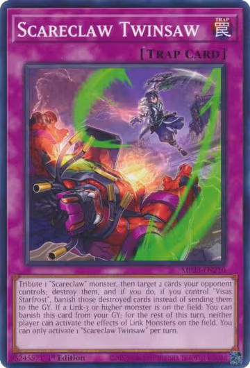 Scareclaw Twinsaw (MP23-EN210), 25th Anniversary Tin: Dueling Heroes Mega Pack — Yu-Gi-Oh! card price