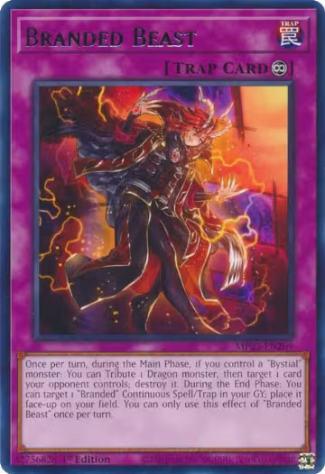 Branded Beast (MP23-EN209), 25th Anniversary Tin: Dueling Heroes Mega Pack — Yu-Gi-Oh! card price
