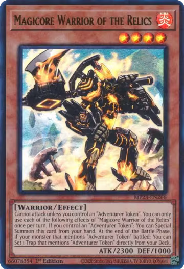 Magicore Warrior of the Relics (MP23-EN266), 25th Anniversary Tin: Dueling Heroes Mega Pack — Yu-Gi-Oh! card price