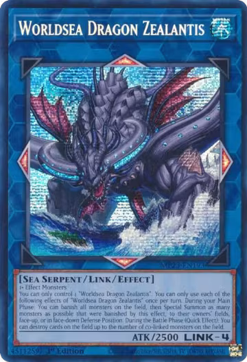 Worldsea Dragon Zealantis (MP23-EN193), 25th Anniversary Tin: Dueling Heroes Mega Pack — Yu-Gi-Oh! card price