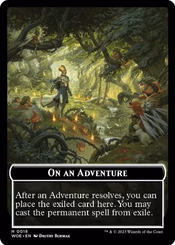Emblem - On an Adventure (18), Wilds of Eldraine — Magic card price