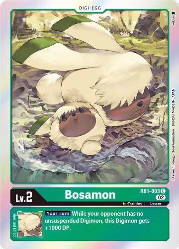 Bosamon (RB1-003 C), Resurgence Booster — Digimon card price