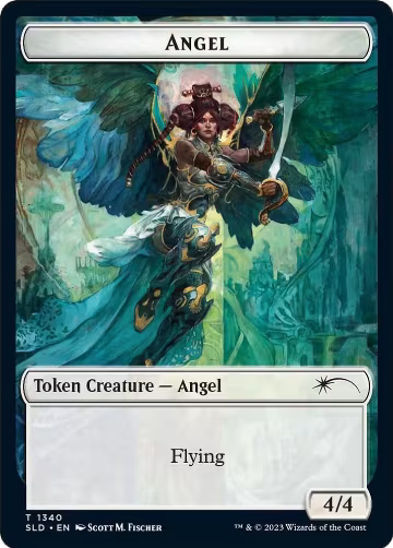 Angel (SLD) // Soldier (CMR) Double-sided Token (1340 // 2), Secret Lair Drop Series — Magic card price