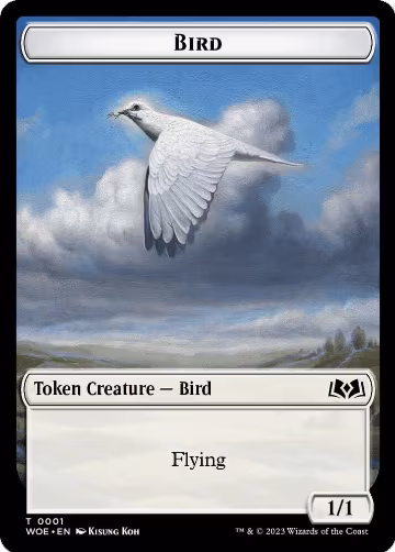 Bird // Food (0010) Double-Sided Token (1 // 10), Wilds of Eldraine — Magic card price