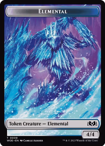 Elemental // Food (0011) Double-Sided Token (9 // 11), Wilds of Eldraine — Magic card price